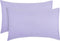 2-Pack Toddler Travel Pillowcases - 100% Soft Microfiber, Hypoallergenic, Solid Purple, Fits 14x19, 13x18, 12x16