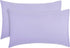 2-Pack Toddler Travel Pillowcases - 100% Soft Microfiber, Hypoallergenic, Solid Purple, Fits 14x19, 13x18, 12x16