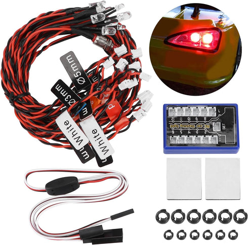 Flash Light, Lighting Kit Simulation for HSP CC01 1/10 1/8 RC Car