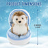 Snowball Stuffed Surprise Zip Up Animal, 6 inch Cute & Soft Plush Toy, Perfect for Friends and Family