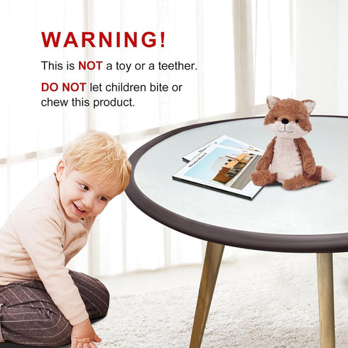 Guards(12.0ft Edge+4corners) 3M Baby Proof Corners and Edges, Soft Foam Strip Baby Proofing Adhesive for Table