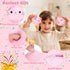 5 Family-19" Mommy 4 PCS Pink Sakura Cat Plush Stuffed Animal Soft Pink Sakura Cat Plush, Large Plushies with Baby