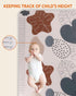ZUVVIA 74x50 1 inch Playpen Mat Foam Thick, Thicker & Waterproof Baby Playpen Mat for Floor Playing, One-Piece Crawling