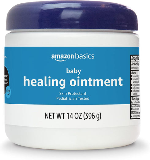 Amazon Basics Healing Ointment for Babies, Skin Protectant for Dry or Cracked