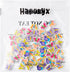 Haooryx 60pcs Spring Butterfly Mini Erasers for Kids, Novelty 3D Desk Puzzle Erasers for Classroom Prizes