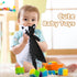 Pro Goleem Cat Loveys for Babies, Soft High Contrast Security Blanket, 16 Inch Baby Toys for Boys and Girls