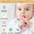 3 6 9 12 Baby Teething Relief Sensory Chew Toys for Months, Silicone Infant Teether Remote Control Bath Toy for Newborn