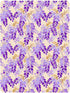 miaozhen 1 Pack 52x28 Cotton Baby Crib Sheets Soft Breathable African Wisteria Lavender Crib Mattress Sheet for Nursery