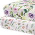 Pobibaby - 2 Pack Premium Fitted Baby Girl Crib Sheets for Standard