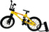 Compact Alloy Mountain Bike Finger Toy - Yellow with Movable Parts