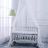 Set Baby Infant Toddler Bed Dome Cots Mosquito Netting Hanging Bed Net Mosquito Bar Frame Palace-Style Crib Bedding