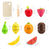 Set 3+ Cutting Fruit - Wooden Play Food Kitchen Accessory, Multi - Pretend Play Accessories, Wooden Cutting Fruit Toys
