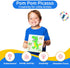 3 3-5 (Set 1 Little Jupiter DIY Pom Pom Art - Makes Art Pieces -Boy & Girl Crafts for Kids Age - Toddler Crafts - Pom