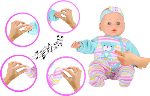 Dream Collection 14" Chatter & Coo Boy Doll