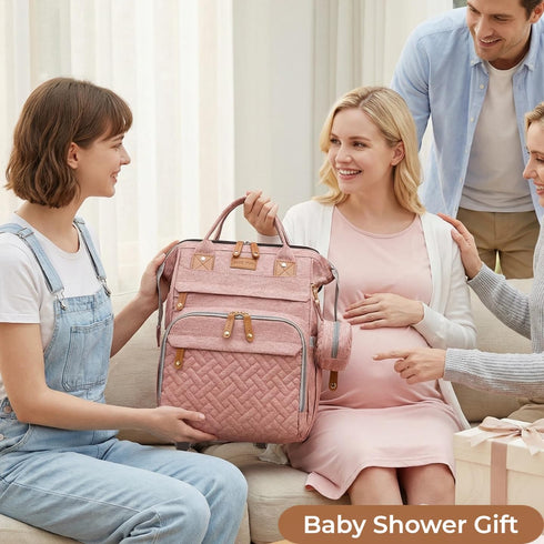 CESAILT Backpack Mommy Backpack Diaper Bag with Changing Station, Multifunction Travel Baby Bag, Waterproof Baby Tote