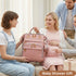 CESAILT Backpack Mommy Backpack Diaper Bag with Changing Station, Multifunction Travel Baby Bag, Waterproof Baby Tote