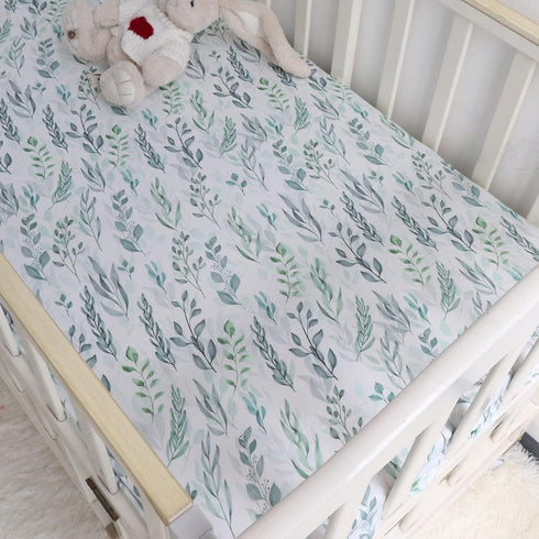 DILIMI Crib Sheet Fitted Crib Sheets for Baby Boys Girls, Ultra-Soft Baby Sheet Fits Standard Crib and Toddler