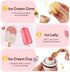 Counter 3-5, Set 3+ 4 5 6 HERSITY Wooden Ice Cream Pretend Play Food for Toddlers Ice Cream Shop Stand Popsicle Toy