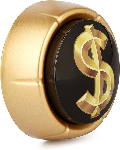 Cash Register Sound Button, Extra Loud Cha-Ching Money Noise, Shiny Gold Color Bling Base, Batteries Included