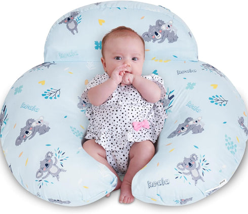 AMASKY Nursing Pillow for Breastfeeding, Breastfeeding Pillows for More Support for Mom