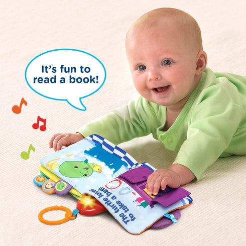 VTech Baby Peek and Play Book, Purple Interactive Baby Book