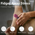 Fepucoy 5-in-1 Little Ouchies Pain Fidget for Adults, Spiky Sensory Tool with Smooth Spinner, Reinforced Slider