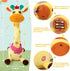 Emoin Giraffe Stuffed Animal Baby Toys, Singing Giraffe with 10 Children's Songs, Light Up Toys, Gifts for Toddlers 1-3