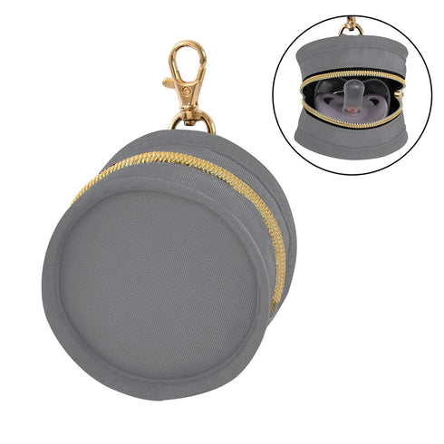 Lxqimora Rock Gray Print Pacifier Case for Travel Clip-On Pacifier Holder Baby Pacifier Pod for Stroller Diaper Bag