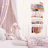 POVETIRE Headband Holder Hair Bows Organizer for Girls, Baby Headbands Hair Accessories Organizer Storage Wall Hanging
