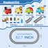 Set 3 4 5 6 Electric Train for Toddlers with Sound & Lights, Magnetic Connection Train Toys with Tracks & Road Signs