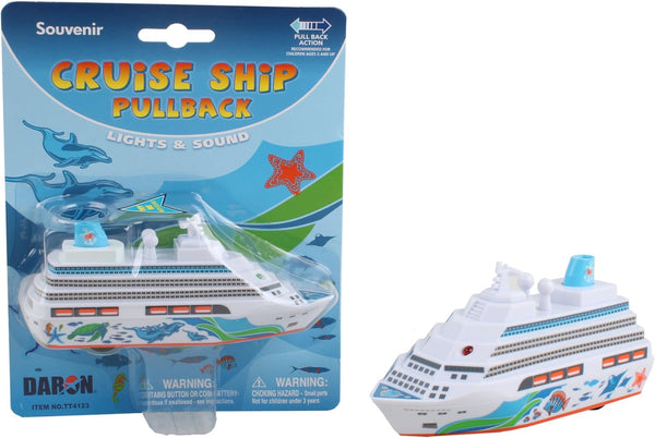 Daron Cruise Ship Pullback w/Lights & Sounds TT4123