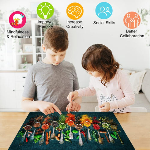Jigsaw Puzzles for Adults - 1000 Piece Puzzle - World Spices