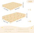 Jynexis 52x28 Ice Cream Heart Beige Pattern Baby Crib Sheets, Cotton Fitted Crib Sheet, Soft Breathable, Fits Standard
