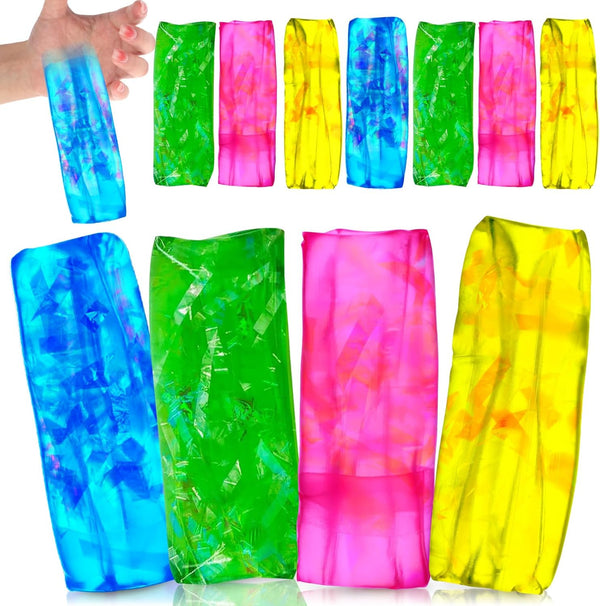 Sonwyoung 12 Pcs Water Wigglers Snake Toy Fidget Water Snake Trick Stress Toy