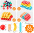 STEMTiles 64PCS Magnetic Building Blocks, Montessori Magnet Toys for Kids Toddlers, STEM Learning Toys for Boys