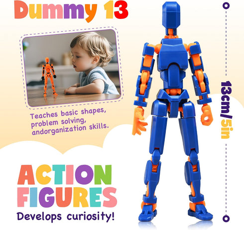 10pcs 13 Dummy 13 3 4 (10PCS) Assembly RequiredShoulder Armor Upgrade Lucky Action Figures, Titan Action Figures