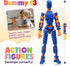 10pcs 13 Dummy 13 3 4 (10PCS) Assembly RequiredShoulder Armor Upgrade Lucky Action Figures, Titan Action Figures