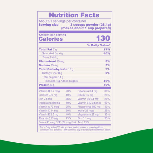 365 12-36 20 oz Bubs Grass Fed Toddler Nutritional Drink, Non-GMO Whole Milk-Based Formula, for Kids Months