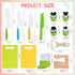 13 Pieces Montessori Kitchen Tools for Toddlers, Real Cooking Sets, Toys for 2-8 Year Old Kids