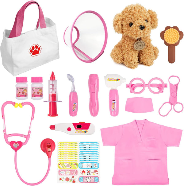 Liberry Doctor Kit for Toddlers Age 3 4 5 6, 26 Pcs