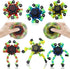 estardaa 8Pcs Fidget Spinners Glow in The Dark, Fingertip Gyro DIY Deformable Robot Funny Sensory Fidget Toys