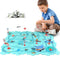 Puzzle Track Car Play Set, Plastic Puzzles for Kids Ages 3-5 with