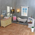 iLAND Varnished Dollhouse Flooring, 1:12 Scale Bamboo Floor Boards, Buy 2 at Half Cost! (48pcs Rectangular)