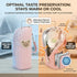 Sgqtqybk 1 Insulated Baby Bottle Bag with Adorable Bear Embroidery - Breastmilk Cooler Travel Bag for On-the-Go