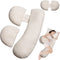 YZCCtixi Pregnancy Pillow - Full Body Maternity Support for Back & HIPS, Soft