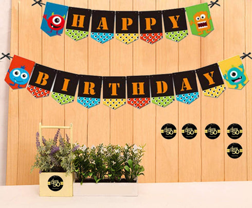 Sumerk 48 PCS Cheers to 50 Birthday Stickers – Large Bottle Stickers, 2 INCHES Round for Party Favors