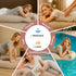 Swimming Inflatable Pregnancy Pillow, Pregnant Woman's Abdominal Hole Full Body Inflatable Bed Abdominal Mattress