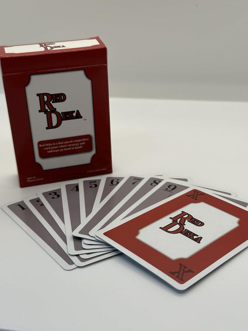 Red Deka Card Game - Sabotage Strategy Game for Game Night with Family and Friends