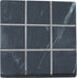 Deco 79 Marble Tic Tac Toe Game Set - 6" x 6" x 1" with Silver Inlay