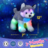 12 BSTAOFY Musical Light up Husky Puppy Stuffed Animal Realistic LED Singing Dog Soft Plush Toy with Night Lights Glow